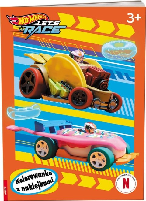 Hot Wheels. Kolorowanka z Naklejkami Hot Wheels. Kolorowanka z Naklejkami