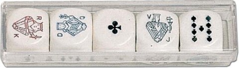 Kości pokerowe (22 mm) PIATNIK Kości pokerowe (22 mm) PIATNIK
