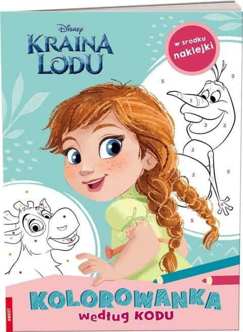 Kraina Lodu. Kolorowanka według kodu Kraina Lodu. Kolorowanka według kodu