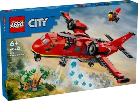 LEGO(R) CITY 60413 Strażacki samolot ratunkowy LEGO(R) CITY 60413 Strażacki samolot ratunkowy