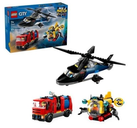 LEGO(R) CITY 60462 Zestaw z helikopterem, wozem ... LEGO(R) CITY 60462 Zestaw z helikopterem, wozem ...