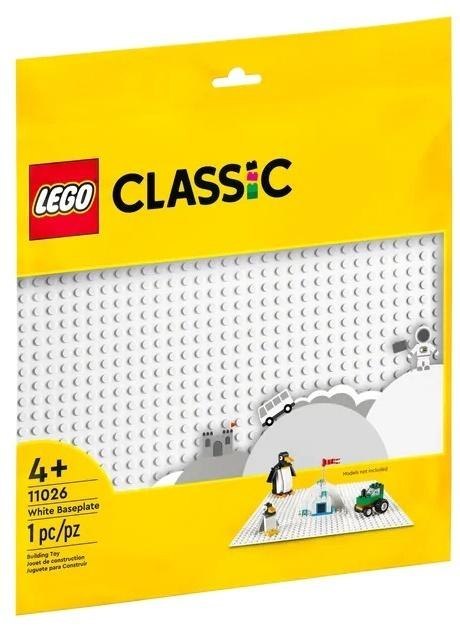 LEGO(R) CLASSIC 11026 Biała płytka konstrukcyjna LEGO(R) CLASSIC 11026 Biała płytka konstrukcyjna