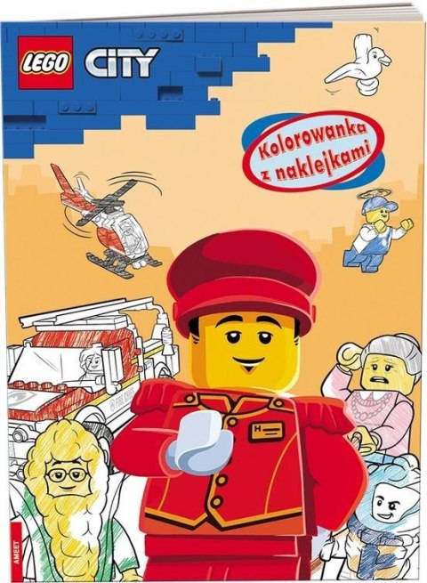 LEGO(R) City. Kolorowanka z naklejkami LEGO(R) City. Kolorowanka z naklejkami