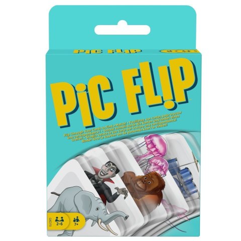 Logiczna gra karciana Pic Flip dla dzieci 7+ Zabawa w skojarzenia + 110 kart z obrazkami Logiczna gra karciana Pic Flip dla dzieci 7+ Zabawa w skojarzenia + 110 kart z obrazkami