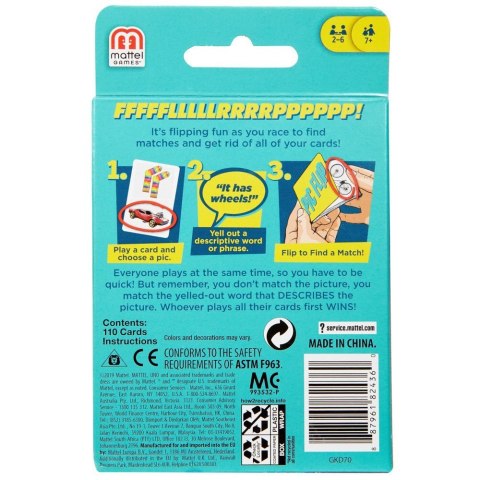 Logiczna gra karciana Pic Flip dla dzieci 7+ Zabawa w skojarzenia + 110 kart z obrazkami Logiczna gra karciana Pic Flip dla dzieci 7+ Zabawa w skojarzenia + 110 kart z obrazkami