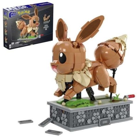 Mega Pokemon - Ruchomy Eevee do ustawiania 1381el Mega Pokemon - Ruchomy Eevee do ustawiania 1381el