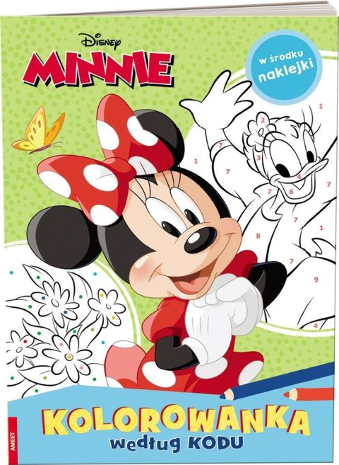 Minnie. Kolorowanka według kodu Minnie. Kolorowanka według kodu