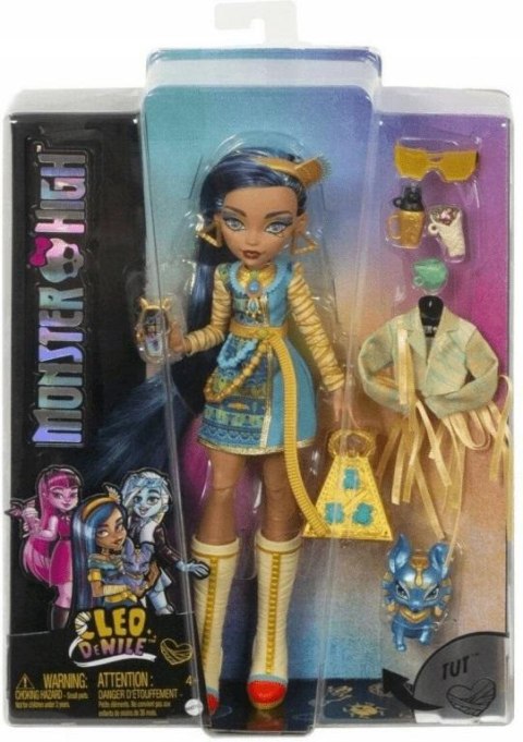 Monster High Cleo de Nile Lalka podstawowa HHK54 Monster High Cleo de Nile Lalka podstawowa HHK54