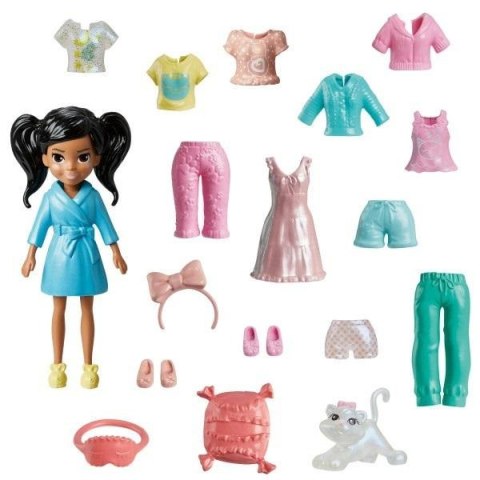 Polly Pocket Lalka + ubranka asortyment HKV92 Polly Pocket Lalka + ubranka asortyment HKV92