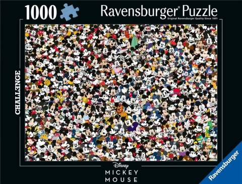 Puzzle 1000 Challenge. Myszka Miki Puzzle 1000 Challenge. Myszka Miki