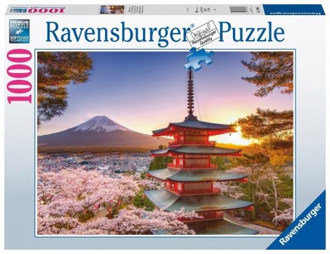 Puzzle 1000 Fudżi i kwitnąca wiśnia Puzzle 1000 Fudżi i kwitnąca wiśnia
