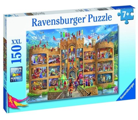Puzzle 150 Widok na zamek rycerski XXL Puzzle 150 Widok na zamek rycerski XXL