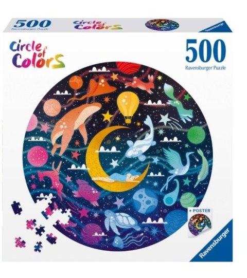 Puzzle 2D 500 Paleta kolorów. Marzenia Puzzle 2D 500 Paleta kolorów. Marzenia