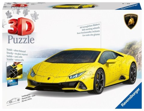 Puzzle 3D Pojazdy: Lamborghini Huracn Evo Giallo Puzzle 3D Pojazdy: Lamborghini Huracn Evo Giallo
