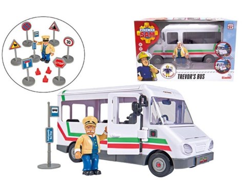 Strażak Sam Autobus Trevora z figurką Strażak Sam Autobus Trevora z figurką