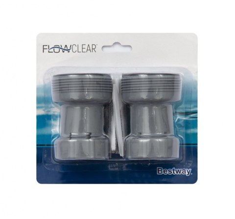 Zestaw 2 złączek do węży ogrodowych Adapter BESTWAY 3,2/3,8cm Zestaw 2 złączek do węży ogrodowych Adapter BESTWAY 3,2/3,8cm