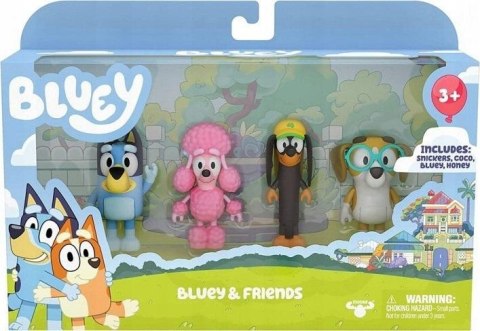 Bluey Figurki Przyjaciele 4 szt. Bluey Figurki Przyjaciele 4 szt.