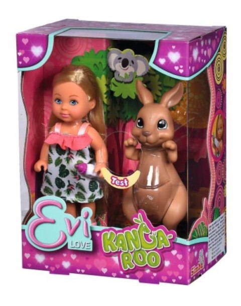 Evi z kangurzycą Evi z kangurzycą