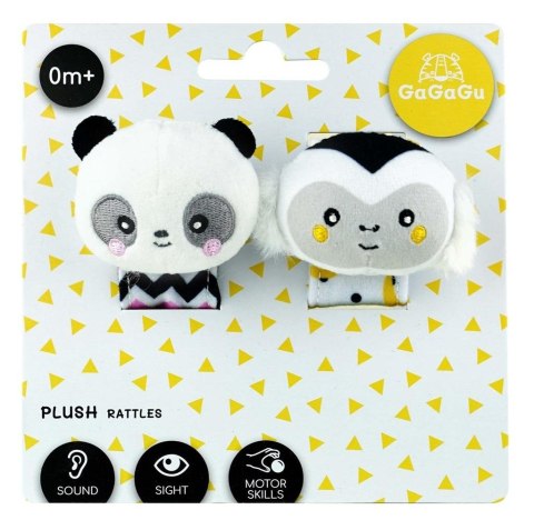 GaGaGu. Grzechotka Panda i Małpka GaGaGu. Grzechotka Panda i Małpka