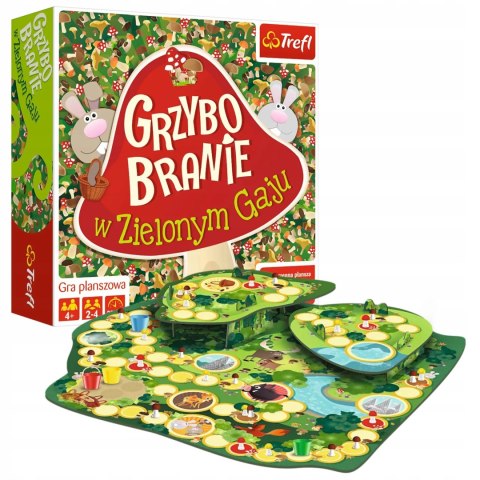 Gra planszowa rodzinna Grzybobranie w zielonym gaju Trefl 00988 Gra planszowa rodzinna Grzybobranie w zielonym gaju Trefl 00988