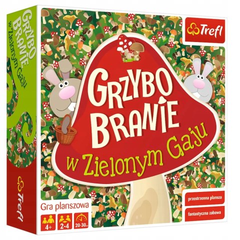 Gra planszowa rodzinna Grzybobranie w zielonym gaju Trefl 00988 Gra planszowa rodzinna Grzybobranie w zielonym gaju Trefl 00988