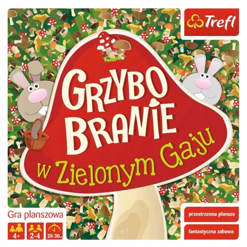 Gra planszowa rodzinna Grzybobranie w zielonym gaju Trefl 00988 Gra planszowa rodzinna Grzybobranie w zielonym gaju Trefl 00988