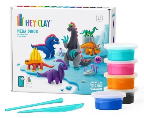 Hey Clay - Zestaw Mega Dinozaury Hey Clay - Zestaw Mega Dinozaury