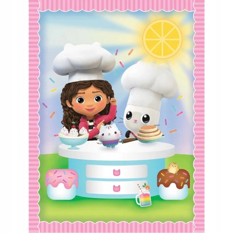 Puzzle 2w1+ Memos Koci Domek Gabi 3+ Gabi z Kocim Przyjacielem Trefl 93382 Puzzle 2w1+ Memos Koci Domek Gabi 3+ Gabi z Kocim Przyjacielem Trefl 93382