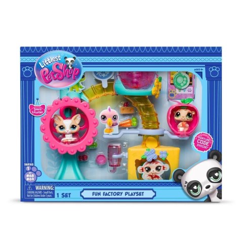 Littlest Pet Shop Zestaw Fabryka zabawy 2 figurki Littlest Pet Shop Zestaw Fabryka zabawy 2 figurki