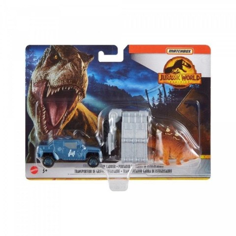 Matchbox Jurassic World Transporter z Stegozaurem Matchbox Jurassic World Transporter z Stegozaurem