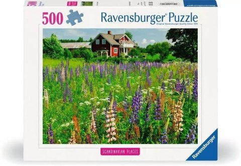 Puzzle 500 Łąka w Szwecji Puzzle 500 Łąka w Szwecji