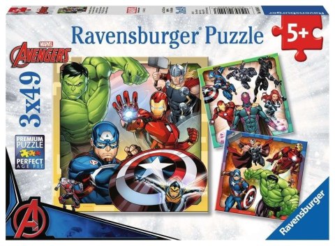 Puzzle dla dzieci 3x49 Marvel Avengers Puzzle dla dzieci 3x49 Marvel Avengers