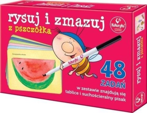 Rysuj i zmazuj z pszczółką Rysuj i zmazuj z pszczółką