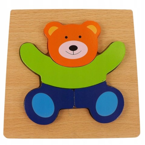 Puzzle drewniane edukacyjne klocki dla dzieci 15Mi Puzzle drewniane edukacyjne klocki dla dzieci 15Mi