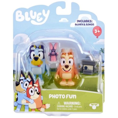 Bluey Figurka Zabawa w fotografa 2szt Bluey Figurka Zabawa w fotografa 2szt
