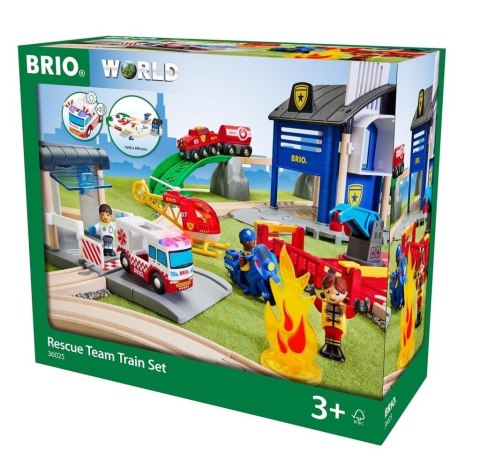 Brio Zestaw Deluxe Straż Pożarna i Policja Brio Zestaw Deluxe Straż Pożarna i Policja