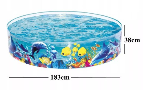 Basen rozporowy ogrodowy dla dzieci 183x38cm Bestway 55030