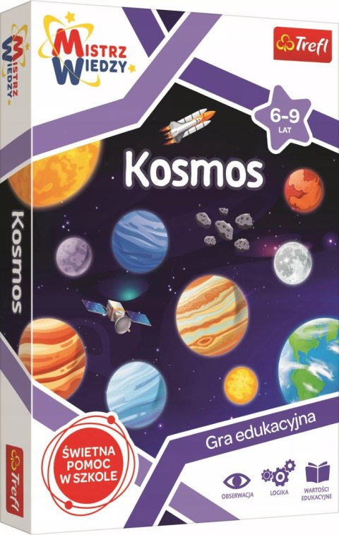 Gra dla dzieci edukacyjna Kosmos Mistrz Wiedzy Trefl 01956 Gra dla dzieci edukacyjna Kosmos Mistrz Wiedzy Trefl 01956