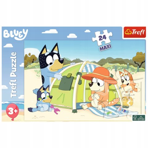 Puzzle Bluey 24 el. Wspaniały dzień Bluey Trefl 14357 Puzzle Bluey 24 el. Wspaniały dzień Bluey Trefl 14357