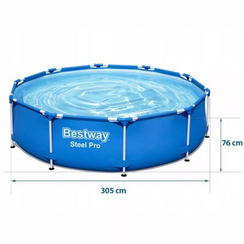 Basen stelażowy ogrodowy okrągły 305 x 76cm Bestway 56677 Basen stelażowy ogrodowy okrągły 305 x 76cm Bestway 56677