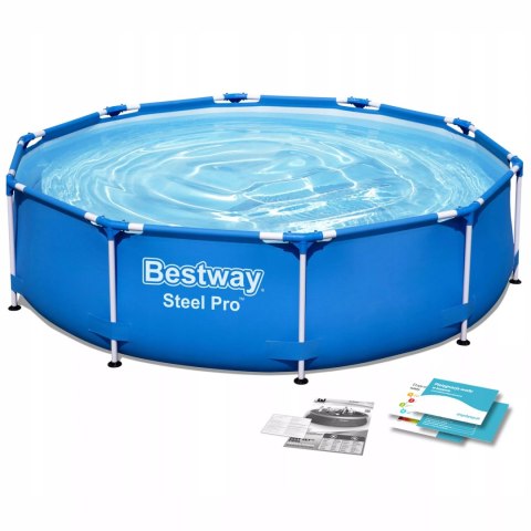Basen stelażowy ogrodowy okrągły 305 x 76cm Bestway 56677 Basen stelażowy ogrodowy okrągły 305 x 76cm Bestway 56677