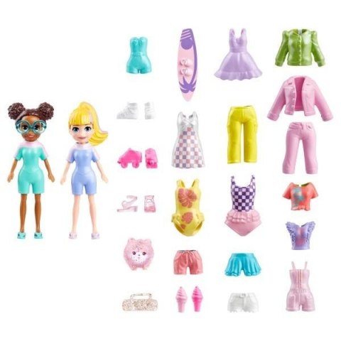 Polly Pocket Zestaw modowy duży z 2 lalkami HRD61 Polly Pocket Zestaw modowy duży z 2 lalkami HRD61