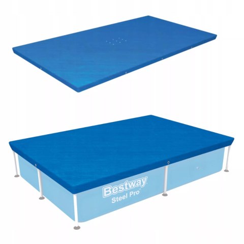 Przykrycie 221 x 150cm na basen stelażowy Bestway 58103 Przykrycie 221 x 150cm na basen stelażowy Bestway 58103