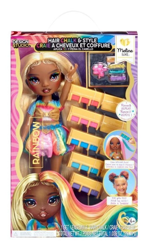 Rainbow High Hair Chalk&Style Doll- Meline (Gold) Rainbow High Hair Chalk&Style Doll- Meline (Gold)