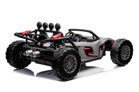 Auto Buggy Racing 5 na akumulator dla dzieci +3. Szary + Silniki 2x200W + Pilot + Wolny Start