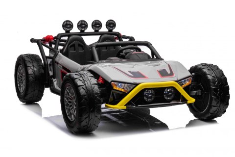 Auto Buggy Racing 5 na akumulator dla dzieci +3. Szary + Silniki 2x200W + Pilot + Wolny Start