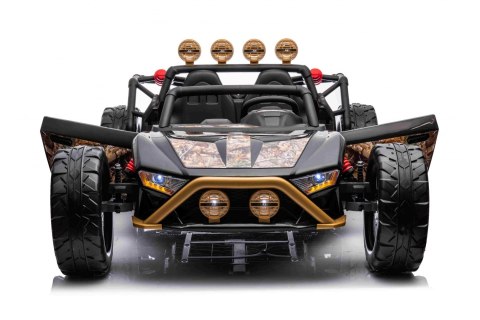 Auto Buggy Racing 5 na akumulator dla dzieci Czarny + Silniki 2x200W + Pilot + Audio LED + Wolny Start