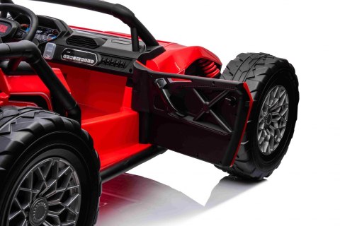 Auto Buggy Racing 5 na akumulator dla dzieci Czerwony + Silniki 2x200W + Pilot + Audio LED + Wolny Start
