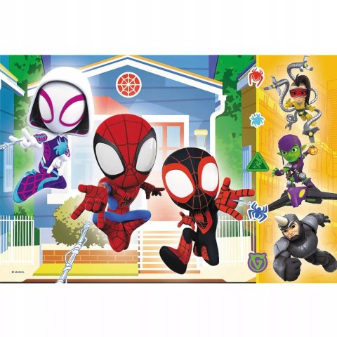 Puzzle Marvel Spiderman 60 el. W świecie Spidey'a Trefl 17371 Puzzle Marvel Spiderman 60 el. W świecie Spidey'a Trefl 17371
