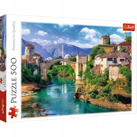 Puzzle Stary Most w Mostarze,Bośnia i Hercegowina 500 elementów Trefl 37333 Puzzle Stary Most w Mostarze,Bośnia i Hercegowina 500 elementów Trefl 37333